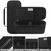BOVKE Carrying Case for Bushnell Golf Wingman 2 GPS Bluetooth Speaker, Extra Mesh Pocket for Charging Cords and Accessories, Black+Black view 4