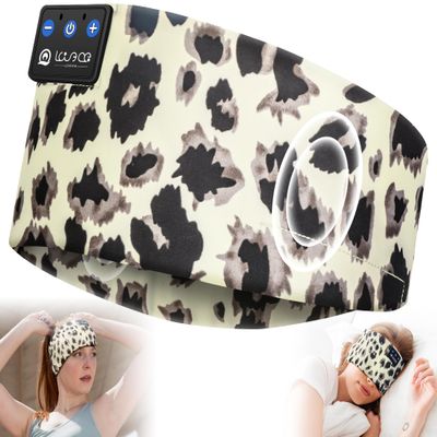 LOVE EYE Wireless Bluetooth 5.4 Sleep Headband Headphones for Side Sleeper