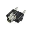 P7006 5PCS BNC Female to Dual 4mm Banana Adapter Binding Male Connector view 2