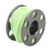 Oumefar Mini Diving Rope Reels, Portable Antioxidant Luminous Aluminum Alloy Nylon Mini Reel Pendant Creative for Gift (Gray) view 2