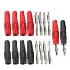 10PCS 24A High Current 4mm Banana Connectors Nickel-Plated Copper Pin view 1