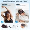 LOVE EYE Wireless Bluetooth 5.4 Sleep Headband Headphones for Side Sleeper view 2