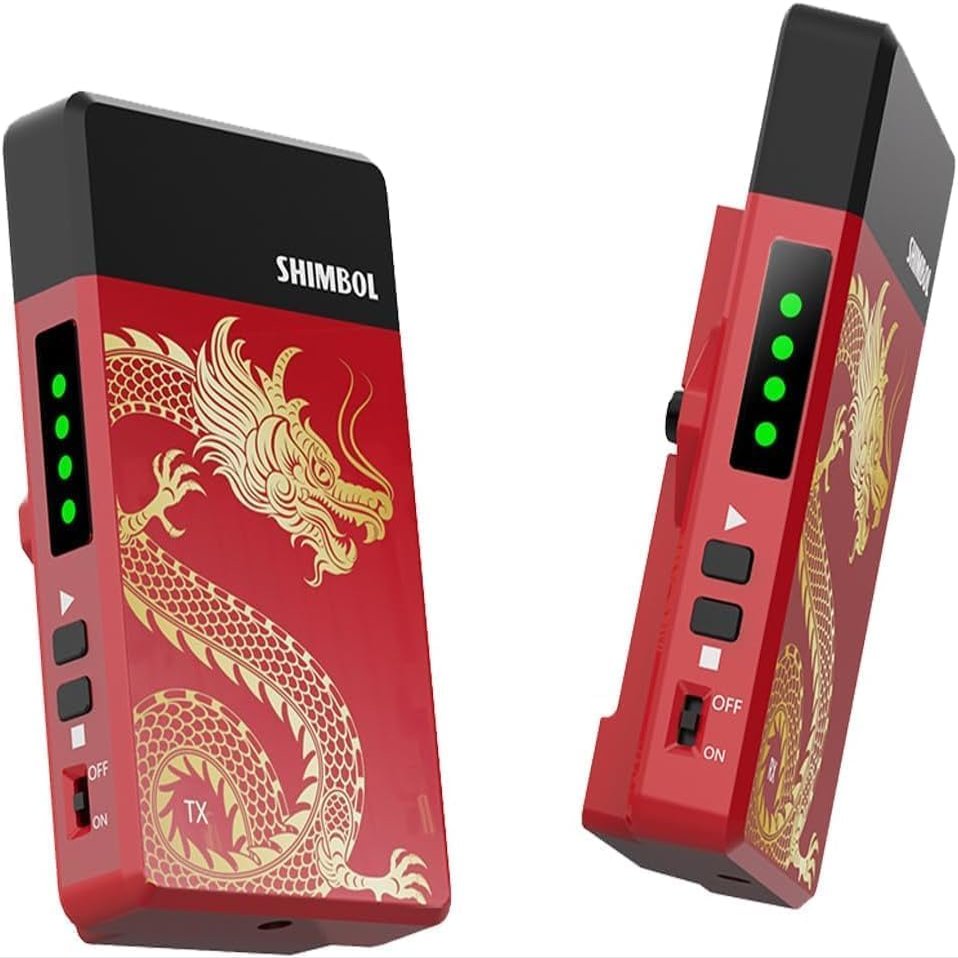 Shimbol TP MINI Wireless Video Transmission System Wireless HDMI 1080P60 Transmitter Receiver, 70ms Built-in Antenna Intelligent Channel Switching Low Latency for Android HDMI Video Transmitter