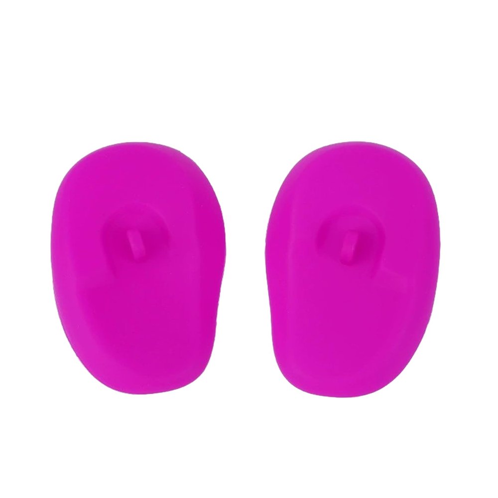 2pcs Soft And Silicone Ear Cover Guards Keep Your Ears Dry During Hair Washing
