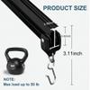 Bendable Curtain Track, Ceiling Curtain Rail Track, Black 9-12 Ft view 2