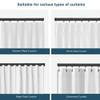 Bendable Curtain Track, Ceiling Curtain Rail Track, Black 9-12 Ft view 4