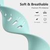 Compatible with Fitbit Versa 4 Bands/Versa 3 Bands & Fitbit Sense 2 Bands/Sense Bands Women Men, Soft Sport Band Strap Accessories for Fitbit Sense/Sense 2/Versa 4/Versa 3 Smart Watch,Large Blue Sea view 3
