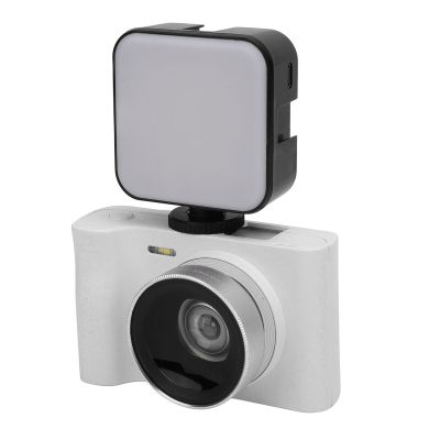 24 MP Digital Camera 2.5K Video 16X Zoom Vlogging Camera with Fill Light, for Blogging, Online Teaching (White)