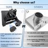 Starlink Gen 3 Mount, Ybervont Starlink Mounting Kit Gen 3, Heavy Duty Starlink Long Wall Mount for Starlink Internet Kit Satellite, Starlink Pole Mount with Starlink Gen 3 Pipe Adapter view 4