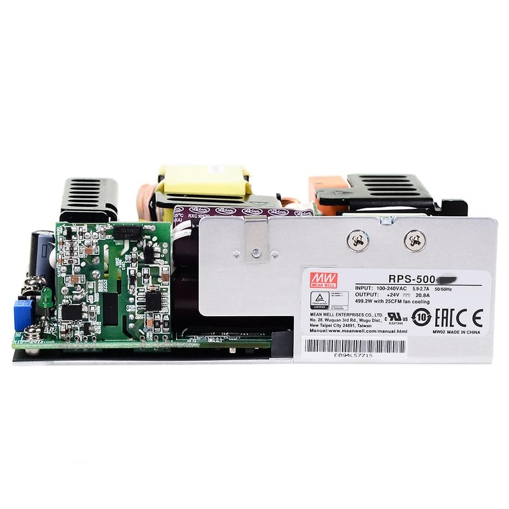 Mean Well RPS 500W 13.9A Medical Switching Power Supply RPS-500-36-SF PCB Type Power Supply Driver Converter Transformer with Side Mounted Fan