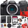 Canon EOS R100 Mirrorless Camera (Body Only) + 64 GB Memory + Tripod + Monopod + Extra Battery + More (20pc Bundle) (Renewed) view 1