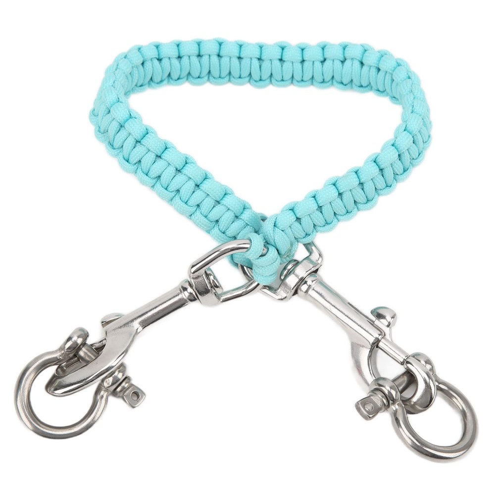 SPYMINNPOO Diving Camera Strap, Handle Rope Noctilucence Strong Rustproof Anticorrosion Underwater Camera Carry Lanyard for Cameras Dive Lights (Blue)