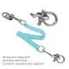 SPYMINNPOO Diving Camera Strap, Handle Rope Noctilucence Strong Rustproof Anticorrosion Underwater Camera Carry Lanyard for Cameras Dive Lights (Blue) view 3