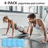 Yflingjie Yoga Knee Pads, Set of 4, Cushions for Knees and Elbows, Fitness, Meditation, Kneeling, Balance, Floor, Pilates (blue) view 2