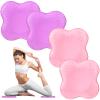 Yflingjie Yoga Knee Pads, Set of 4, Cushions for Knees and Elbows, Fitness, Meditation, Kneeling, Balance, Floor, Pilates (Pink Purple) view 1