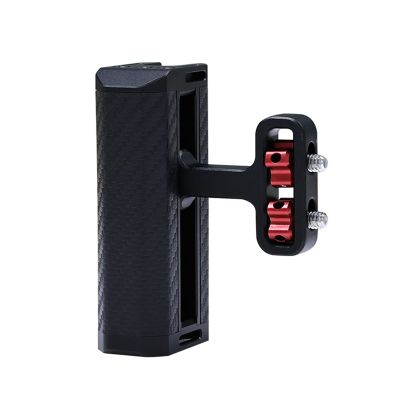 JNIYHGENS Aluminum Side Handle with 1/4 Thread Screws & Cold Shoe Mount for Smartphone Camera Cage Phone Video Lightweight
