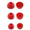 BLUEWALL Ear Tips Compatible with Beats Solo Buds, Studio Buds & Fit Pro, 6 Pairs S/M/L Sizes, Red view 3