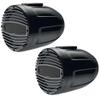 Hertz HTX 8 M-FL-TC 8" Black Marine Wake Tower Flat Mount Speakers, Pair view 1