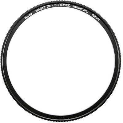 Kase 86mm DIY Female Adapter Ring Converts Conventional Screw-in Filter to Magnetic