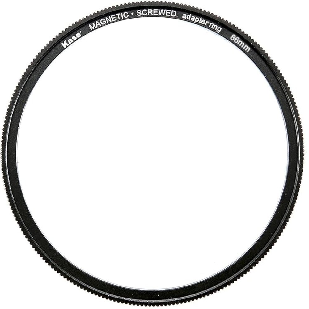 Kase 86mm DIY Female Adapter Ring Converts Conventional Screw-in Filter to Magnetic
