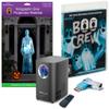 HoliScapes USB Projector Kit - AtmosFX Boo Crew USB + Projector + 5.5' x 9' Large Gray Holographic Screen for Halloween Projection view 1