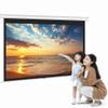 ZYXQQJ Projector Screen Manual Pull Down HD Projection Screen 50" 60" 72" Indoor Outdoor Movie Screen for Home Cinema/Game(4:3,72inch) view 1