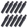 boxidixi 10 Packs AUX Speaker Buckles Plastic Socket Type Grill Guides Peg Kit Speaker Grill Peg Set Accesssory