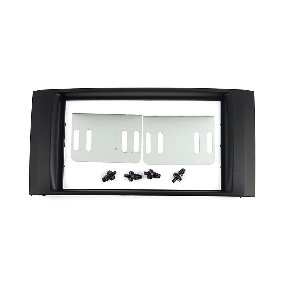 FSFY Car 173 * 98mm Fascia Stereo Panel Frame Trim Bezel Dash Kit For D-Max 06-2011 ABS Black