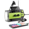 Emergency-Radio,Puiuisoul 4000mAh Weather Radios with Hand Crank & Solar Charging,Portable 3 Gear LED Flashlight,SOS Alarm, AM/FM/NOAA,Motion Sensor Reading Lamp view 1