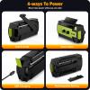 Emergency-Radio,Puiuisoul 4000mAh Weather Radios with Hand Crank & Solar Charging,Portable 3 Gear LED Flashlight,SOS Alarm, AM/FM/NOAA,Motion Sensor Reading Lamp view 4