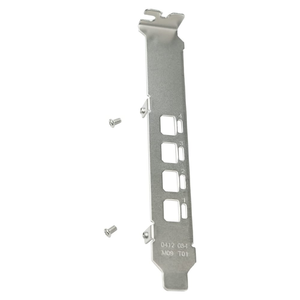 Full Height Long Bracket with 2X Screws Compatible with NVID-IA Qua-DRO K1200 NVS 510 P400 P600 P620 P1000 K1200 NVS510 for K1200 0