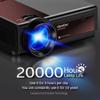Mini Projector ,5G Wifi Bluetooth Projector,Staratlas 12000L Native 1920*1080 P Video Projector, Outdoor Projector , Home Theater Compatible with HDMI/USB ,for Portable Movie Video (Black) view 4