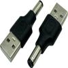 Traovien USB to DC Power Adapter, USB A 2.0 Male to DC 5.5x2.1mm Male Power Adapter for Charging Electronic Devices with or Ports (2Pcs) view 1