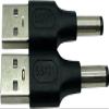 Traovien USB to DC Power Adapter, USB A 2.0 Male to DC 5.5x2.1mm Male Power Adapter for Charging Electronic Devices with or Ports (2Pcs) view 2