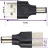 Traovien USB to DC Power Adapter, USB A 2.0 Male to DC 5.5x2.1mm Male Power Adapter for Charging Electronic Devices with or Ports (2Pcs) view 3
