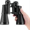 EESHHA Binoculars Adult 12x45 Outdoor and Birding Binocular,Portable Waterproof Binoculars,Binoculars for Adults with Prism Lens Clear Weak Light Vision Black Binoculars view 3