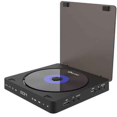 1080P DVD HD Video Player Portable VCD Player MiNi CD Player HDMI Video + 3.5mm Jack Audio Output with Remote Control