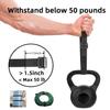 26ft 1.5 Inch Wide Cable Straps, Jumpso Adjustable Fastening Hook and Loop Straps with 20 Buckles, Reusable Nylon Cut-to-Length Cinch Straps for Organizer or Storage, Black view 4