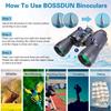 Binoculars Telescope 20x50 Binoculars for Adults Compact,HD Professional/Waterproof Binoculars with Low Light Night Vision for Bird Watching Travel Concerts Sports-BAK4 Prism FMC Le view 4