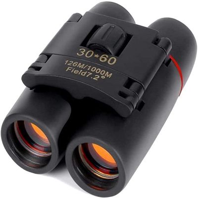 Binoculars High Power Binoculars, Adult Telescope, Zoom High Power Binoculars, 30X60 Folding with Low Light Night Vision for Outdoor Bird Watching Travelling Camping 1000M