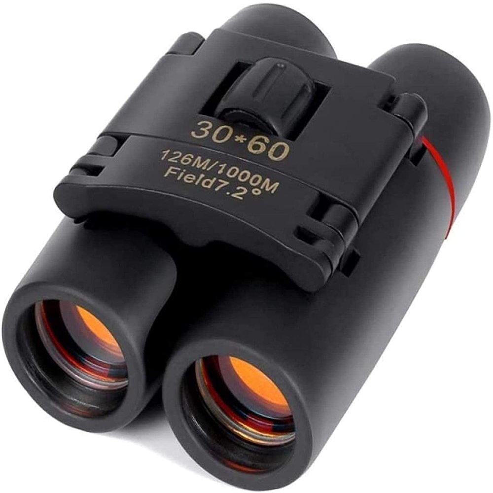 Binoculars High Power Binoculars, Adult Telescope, Zoom High Power Binoculars, 30X60 Folding with Low Light Night Vision for Outdoor Bird Watching Travelling Camping 1000M