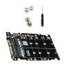 Replacement Riser Card, M.2 NVME SSD Key M + NGFF SATA SSD Key B to U.2 SFF-8639 Adapter view 1