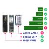 Replacement Riser Card, M.2 NVME SSD Key M + NGFF SATA SSD Key B to U.2 SFF-8639 Adapter view 3