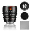 7artisans 10mm T2.1 Cinema Lens S35 Frame Compatible for Fuji X-Mount,for FUJIFILM X-S20/X-T5/X-H2/X-T4/X-H2S/X-T3/X-S10(Black) view 1