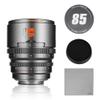 7artisans 85mm T2.1 Cine Lens S35 Frame Compatible for Canon RF-S Mount for RED Komodo/RED Komodo X/Canon C70/CANON R7/R50/R11(Titanium Gray) view 1