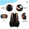ALAZA Monster Fighting Backpack and Lunch Bag Set School Bag Bookbag Casual Daypacks for Kids Girls Boys Teens view 3
