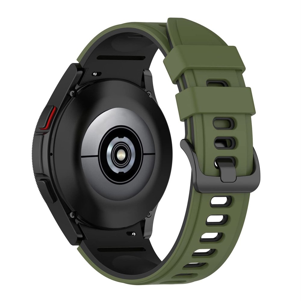 KANGDD 20mm No Gaps Official Smart Watch Band For Samsung Galaxy Watch 4 Classic 46 42mm/Watch4 44 40mm Silicone Bracelet Straps