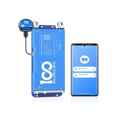 100BALANCE 60A 4-8S CAN BMS & Wi-Fi Set Smart Active Balance Protection Board Build-in Bluetooth & RS485/CAN Port