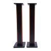 Bookshelf Speaker Stands, 36 Inch Floor Speaker Stand Built-in Cable Management, Surround Sound Speaker Stands 1 Pair - Steel Construction, Black view 1