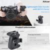 Generic NATO Side Handle, with Cold Shoe Built-in Cold Shoe, and 1/4"" Locating Hole NATO Clamp Adjustable, Nitze Camera Side Handle Side Handle Grip, black, PA22-H3 view 2